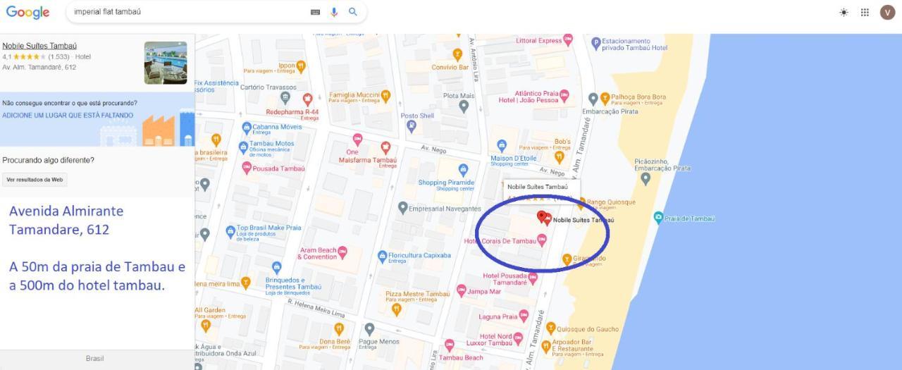 Flat 406- Imperial Flat Tambau Nobile Apartment Joao Pessoa Luaran gambar